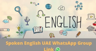 Spoken English UAE WhatsApp group Link