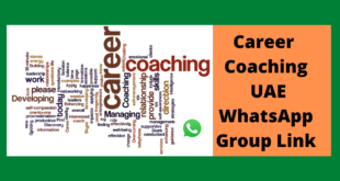 Career Coach WhatsApp Group Link-UAE