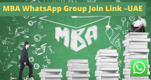 MBA WhatsApp Group Join Link –UAE