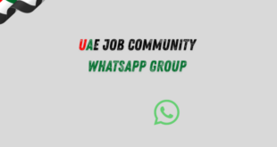 UAE Job Community WhatsApp Group