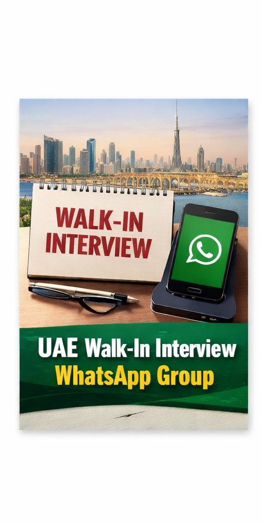 uae walk-in interview whatsapp group